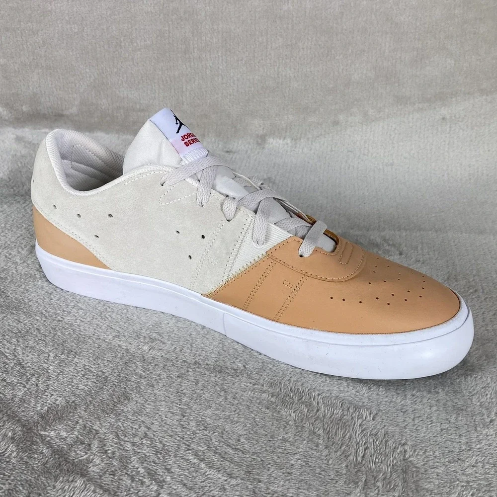Nike Jordan Series ES Shoes Mens Size 13 Tan White Casual Sneakers NEW